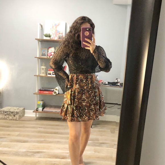 BCBGeneration Floral Ruched Mini Dress - Picture 4 of 13